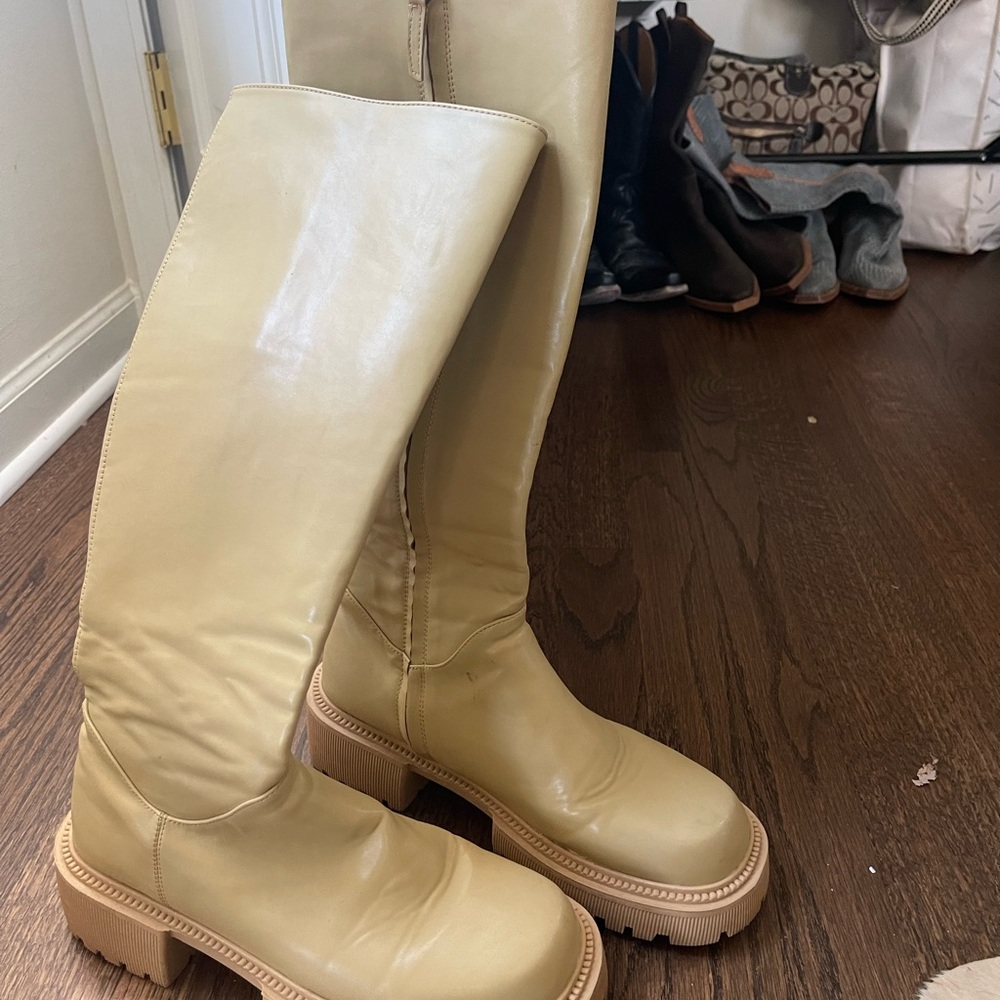 Source Unknown Tubular Combat Boots, Sahara - image 5